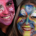 2 den workshop facepainting  - barevné variace