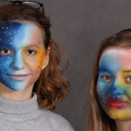 2 den workshop facepainting  - barevné variace