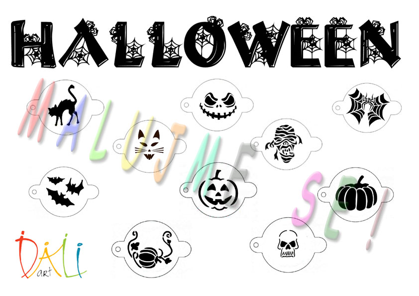 Halloween akce - šablony